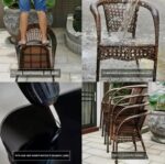 Garden Table Chair Set (2 Chairs & 1 Table) - Image 2