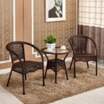 Garden Table Chair Set (2 Chairs & 1 Table)