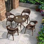 Wisteria Leaf Outdoor Chair Set