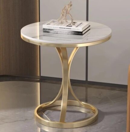 Elegant Marble Top Side Table