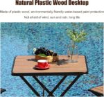 Metal Folding Three-Piece Bistro Dining Table and Chair - Image 3