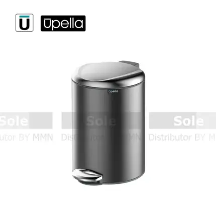 Upella Pedal Waste Bins, 5L, 9L,12L in Neavy, Grey, Silver, Gold, Ash.