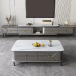 Luxury Center Table & TV Console Set