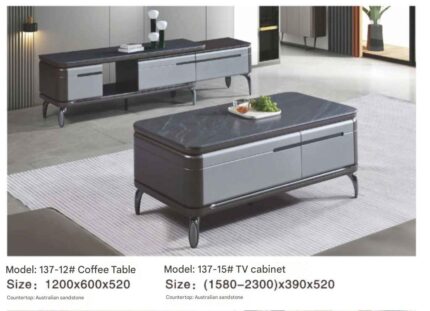 Modern Sintered Stone Living Room Set