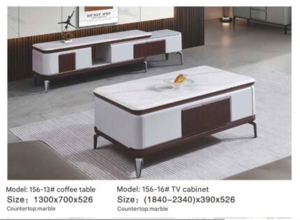Modern Marble Top Coffee Table (Model: 156-13#)