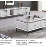 Modern Marble-Top Coffee Table